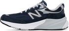 New Balance Navy Made in USA 990v6 Sneakers