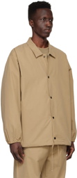Essentials Tan Cotton Jacket