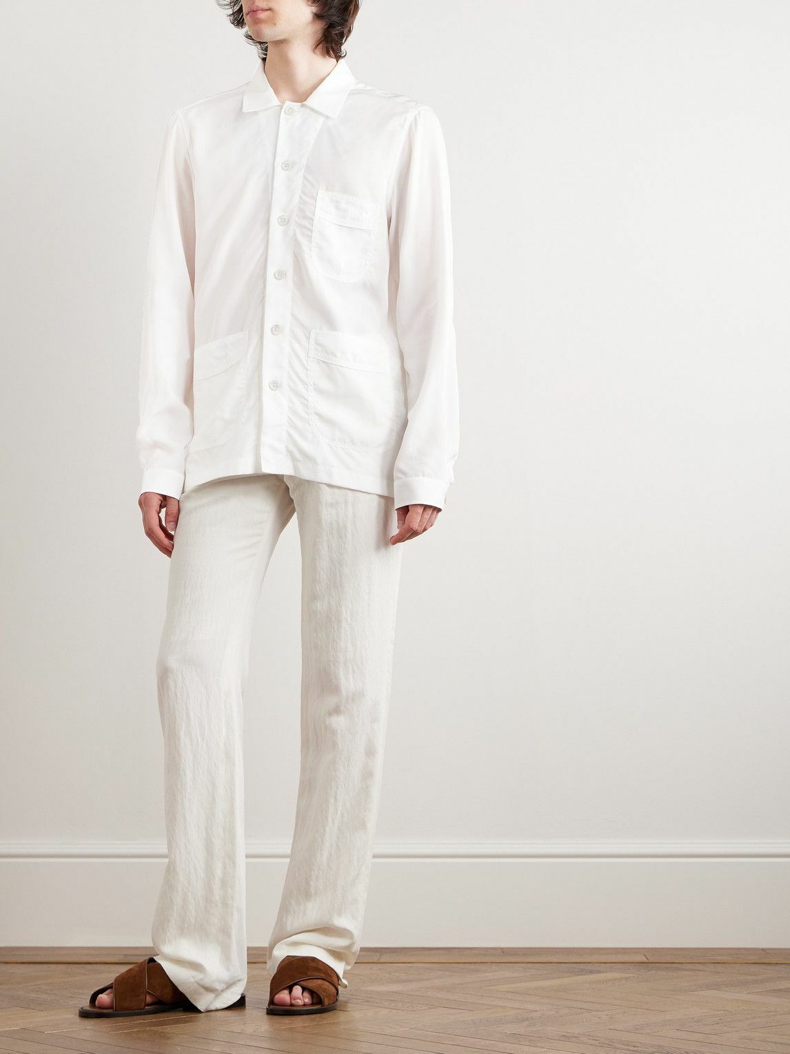 TOM FORD - Lyocell Shirt - White TOM FORD