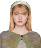 Vivienne Westwood Off-White Embroidered Headband