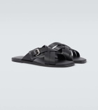 Christian Louboutin Emircross leather sandals
