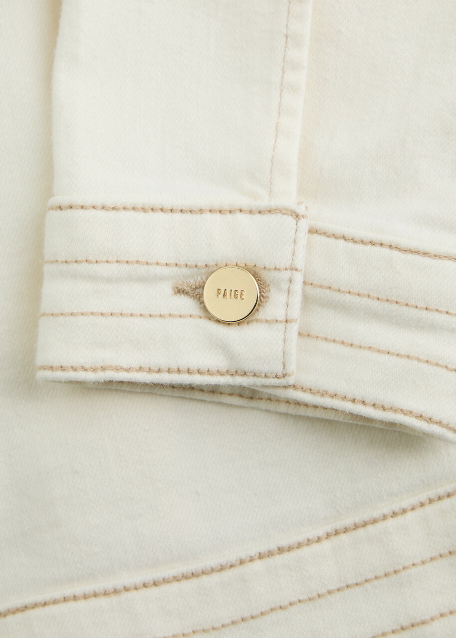 Paige Kiya Denim Jacket Ecru