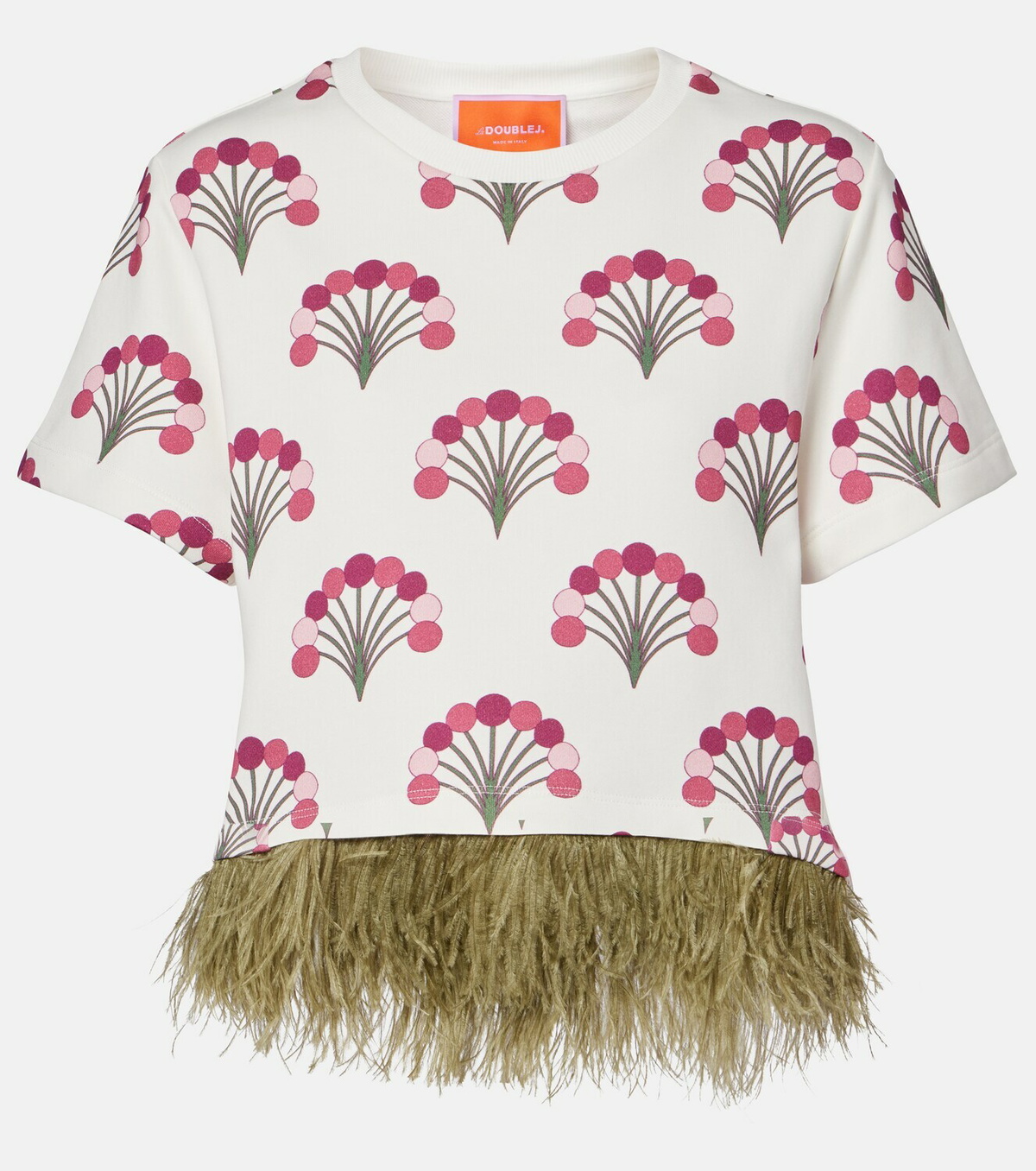 La DoubleJ La Scala printed cotton jersey T-shirt