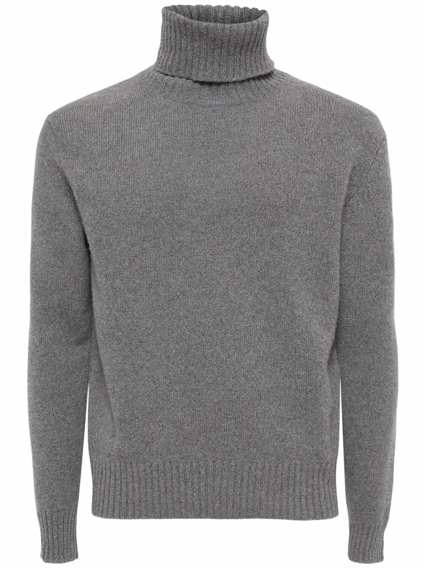 Photo: AMI PARIS Adc Cashmere & Wool Turtleneck