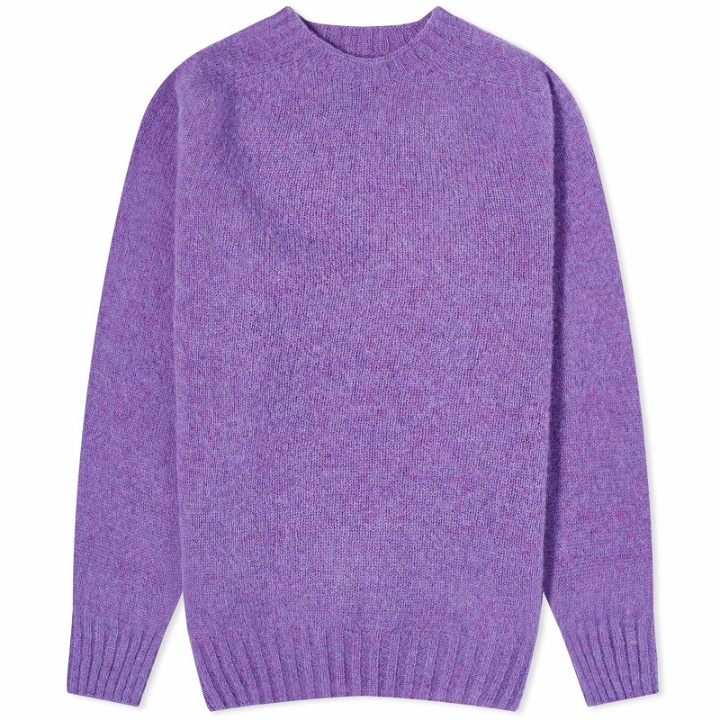 Photo: Howlin by Morrison Men's Howlin' Birth of the Cool Crew Knit in Purple Lover