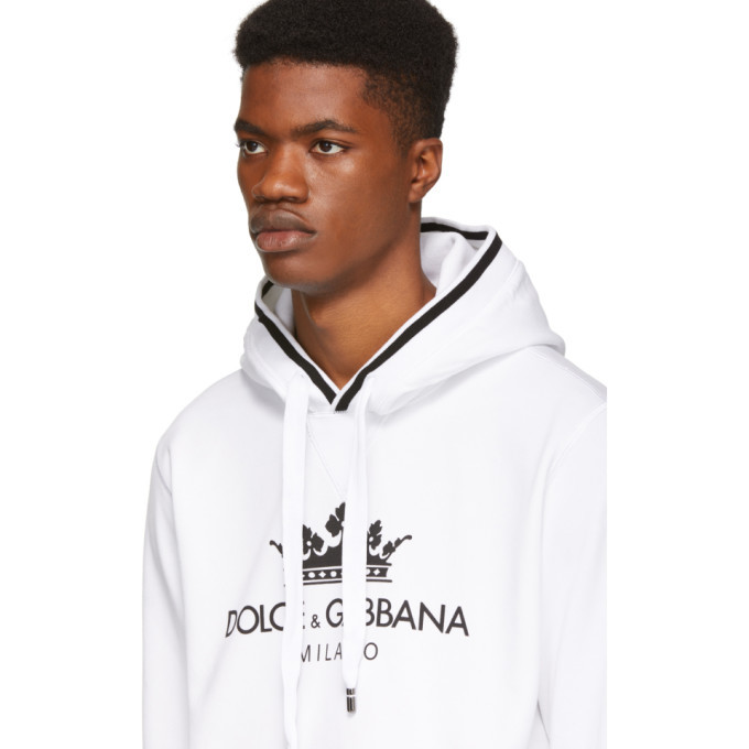 Dolce and hot sale gabbana crown hoodie