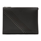 Fendi Grey Large Degrade Zip Pouch