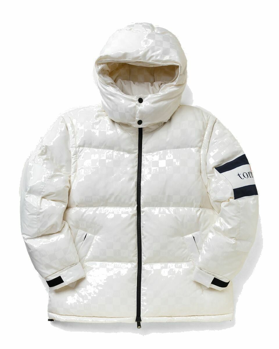 ADER error Transparent Puffer Jacket in White