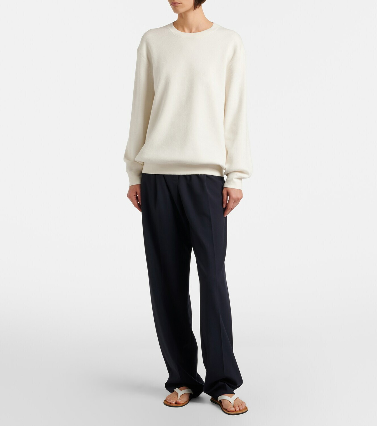 The Row Cotton and silk sweater