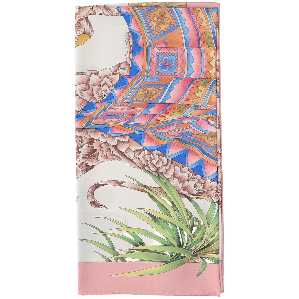 Ferragamo正規品/関税送料込み SILK BANDEAU Scarf Ferragamo Venus Print Silk Skinny Scarf Bandeau 320903