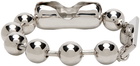 MM6 Maison Margiela Silver Metal Bead Bracelet