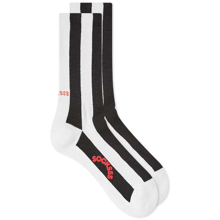 Photo: Socksss V002 Striped Tennis Sock