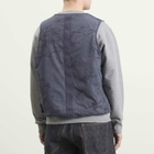 Stone Island Men's Faded Camo Ripstop-TC Utility Vest in Blue Grey