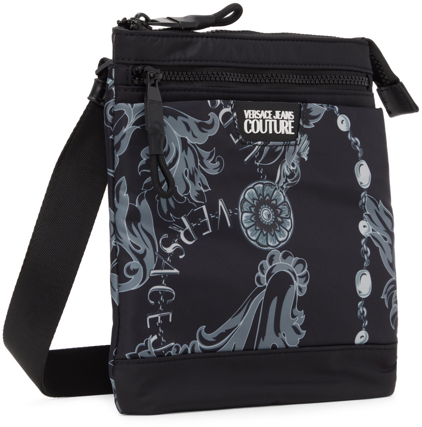 Versace Jeans Couture Black Printed Bag