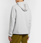 Nike - Sportswear Nike 50 Logo-Print Organic Cotton-Blend Jersey Sweatshirt - Gray