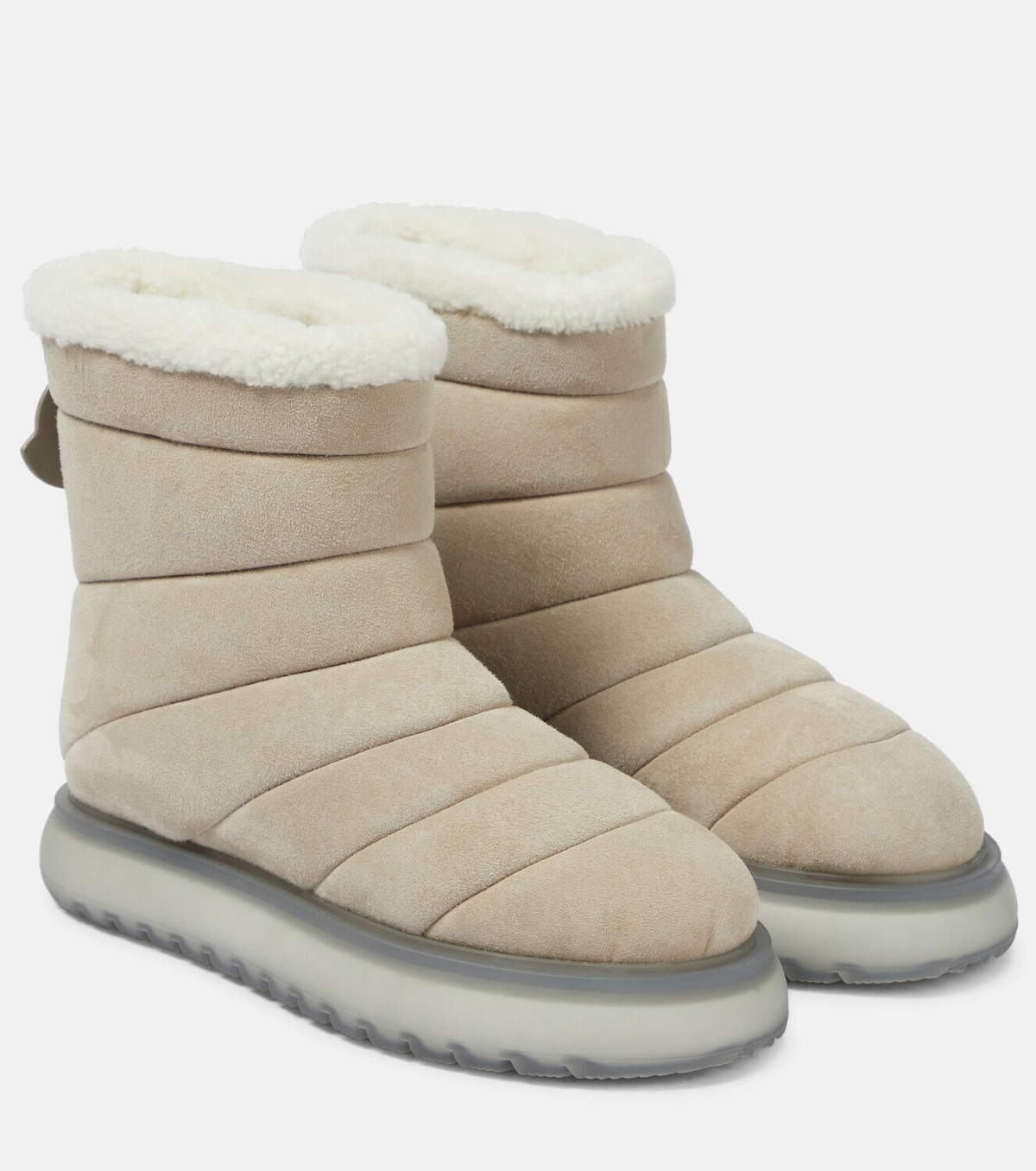 美品MONCLER モンクレ ブーツ 38 HERMOSA  BOOTS Moncler - Hermosa padded suede ankle boots Moncler