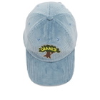 Drake's Men's Tree Corduroy Baseball Cap in Cornflower Blue 
