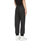 424 Black Pinstripe Trousers