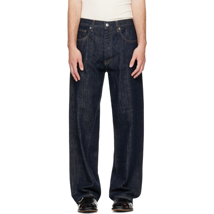 Photo: Sunflower Navy Wide Twist Jeans