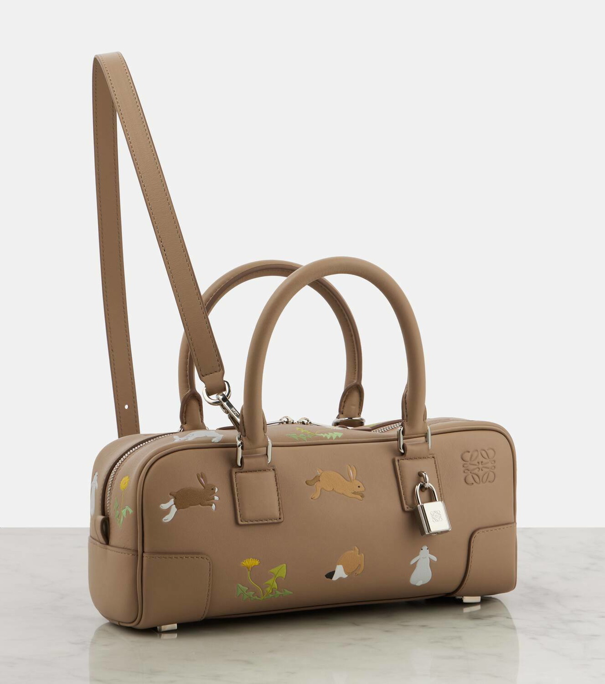 Loewe x Suna Fujita Amazona 23 small printed leather tote