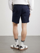 TOM FORD - Straight-Leg Cotton-Blend Twill Shorts - Blue