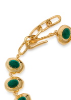 Joanna Laura Constantine Oval Cabochon 18kt Gold-plated Bracelet - One Size
