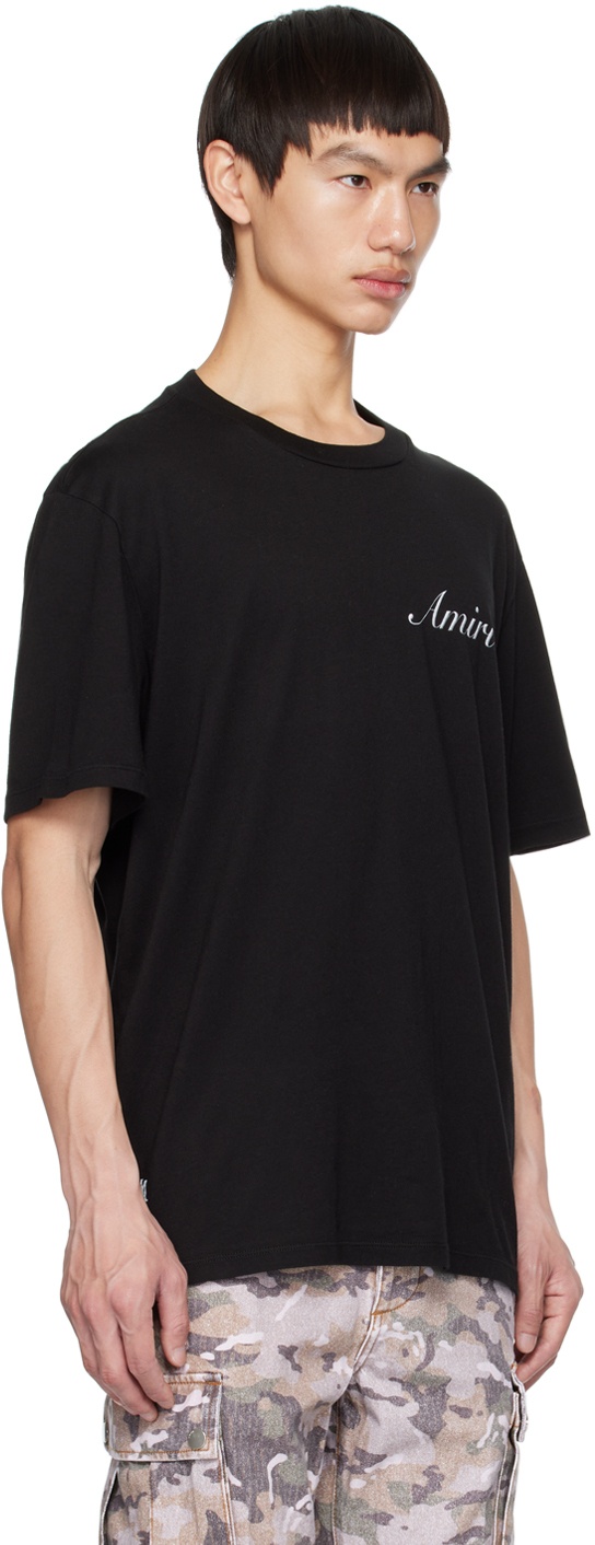AMIRI Black Crewneck T-Shirt Amiri