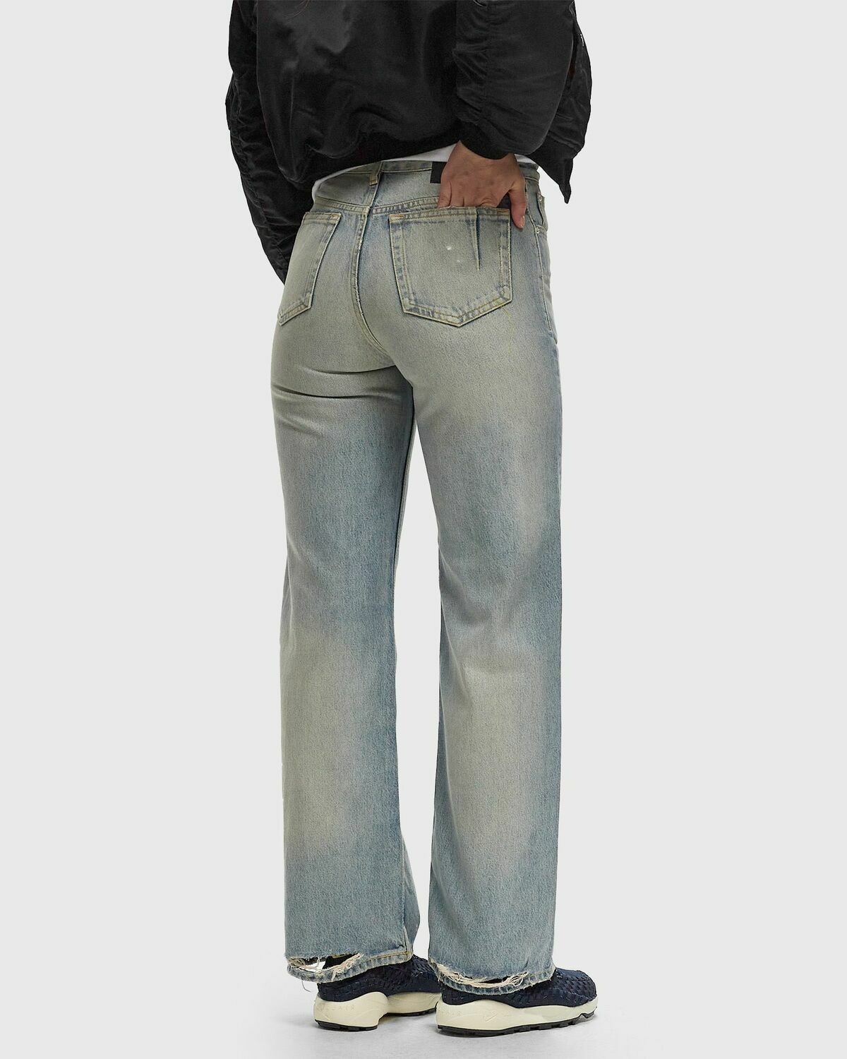 Won Hundred Genoa Coated Denim Blue Jeans