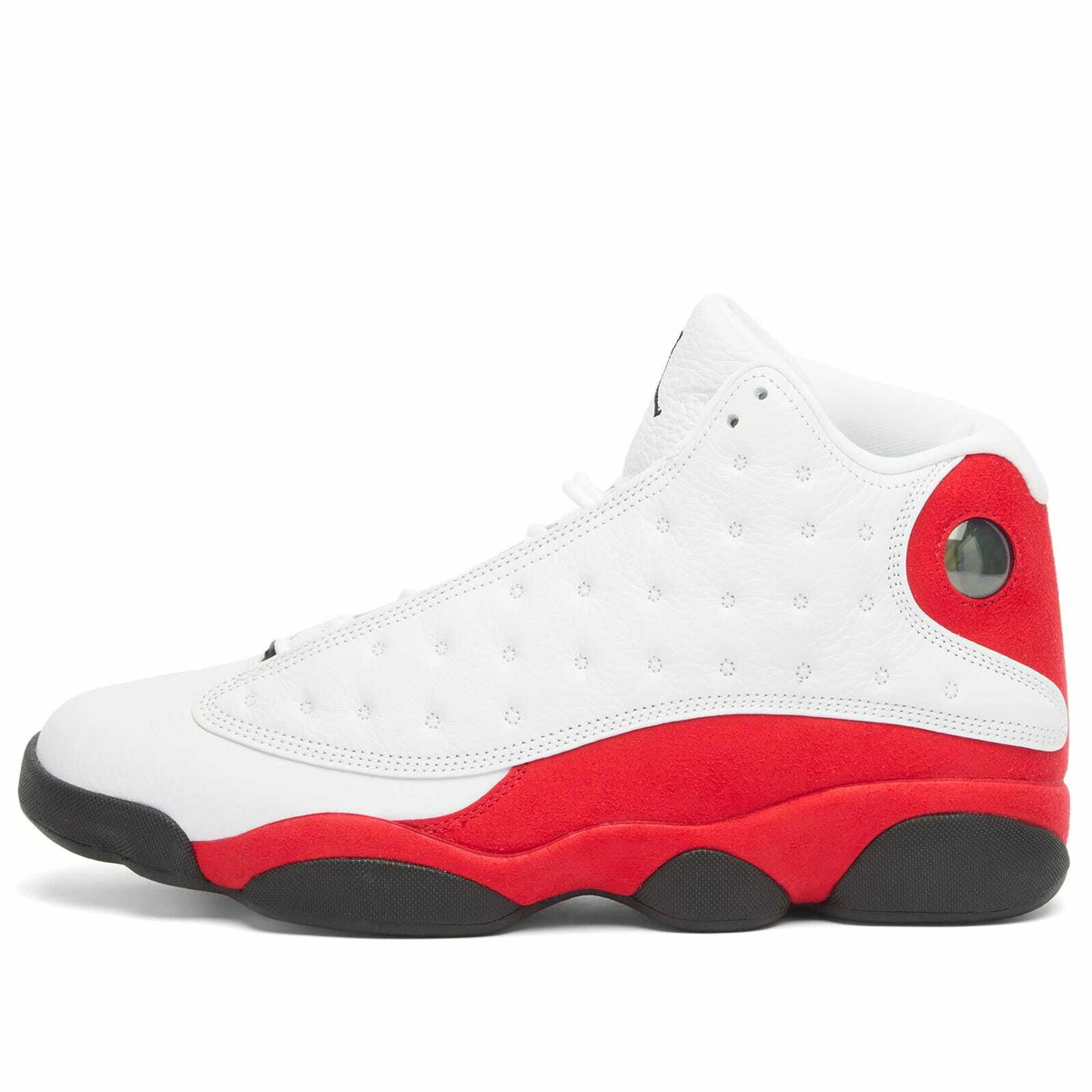 Air Jordan Men's 13 Retro Sneaker in White/Black/True Red