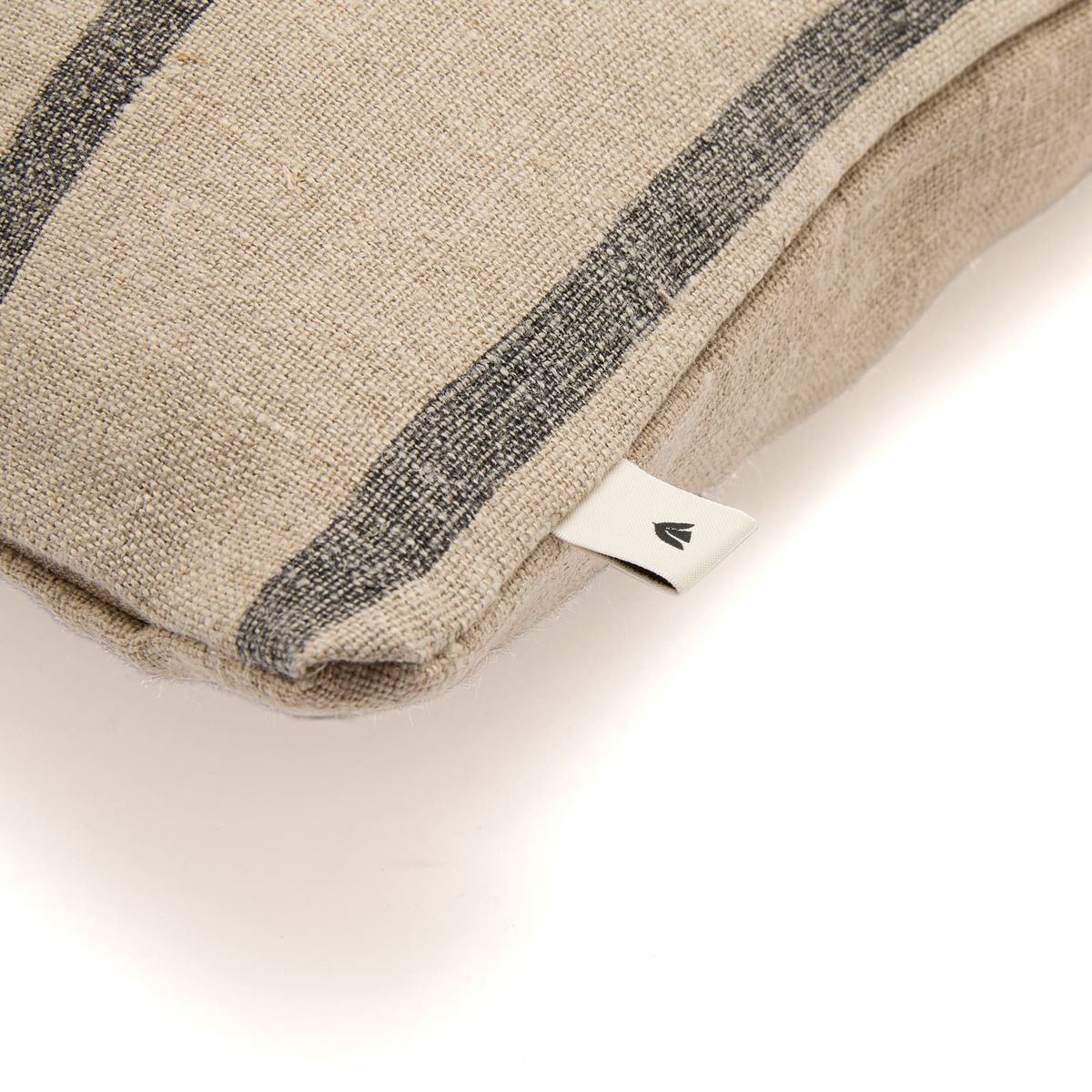 ferm LIVING Oleo Cushion in Natural/Black 