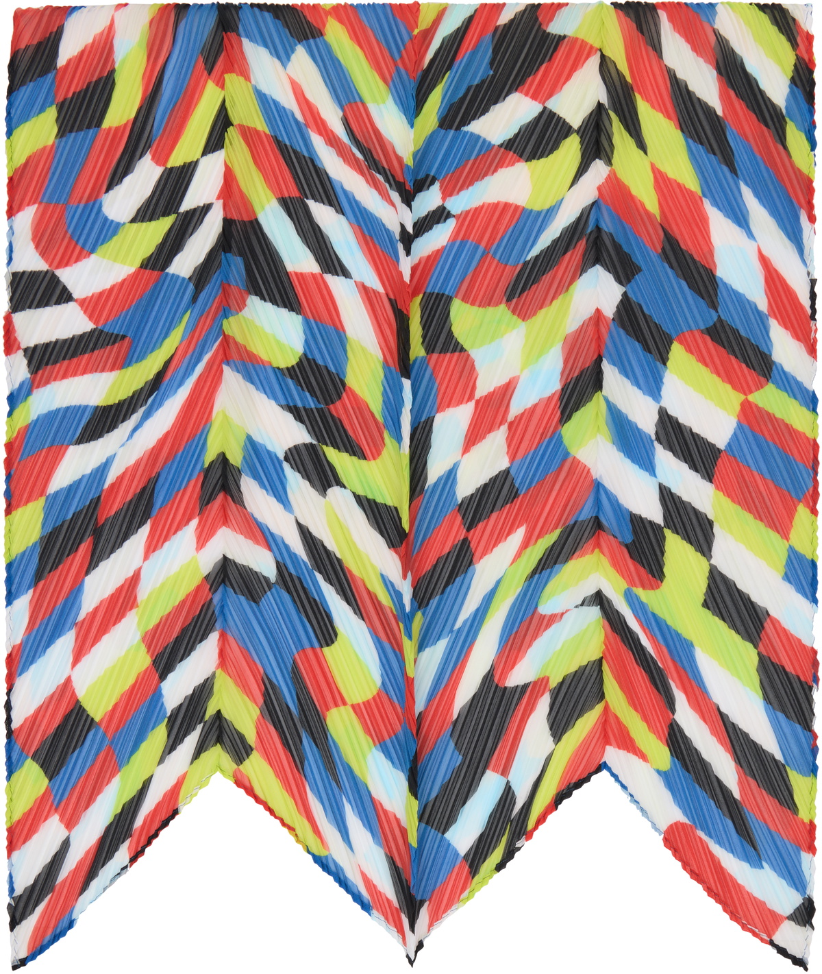 PLEATS PLEASE ISSEY MIYAKE Multicolor Dancing Square Scarf
