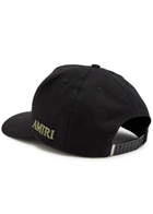 Amiri MA Logo-embroidered Canvas cap - Black - One Size