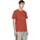 Eckhaus Latta Red Lapped T-Shirt