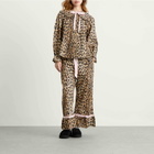 Damson Madder Women's Felice PJ Set in Leopard