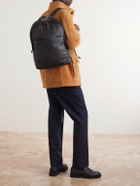 Zegna - Leather Backpack - Brown