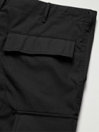 KENZO - Straight-Leg Cotton-Ripstop Cargo Trousers - Black