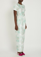 Bernadette Lexi Printed Satin Maxi Dress Multicoloured