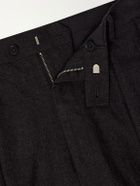 Kaptain Sunshine - Straight-Leg Pleated Wool Trousers - Brown