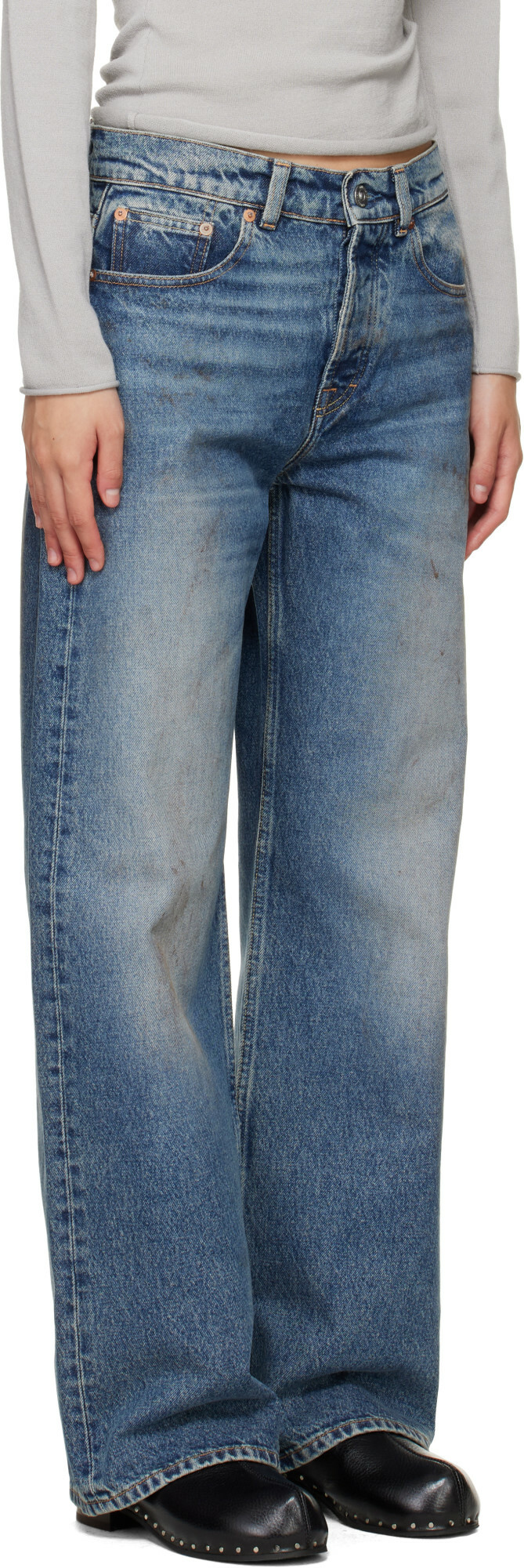 OUR LEGACY Blue Full Cut Jeans