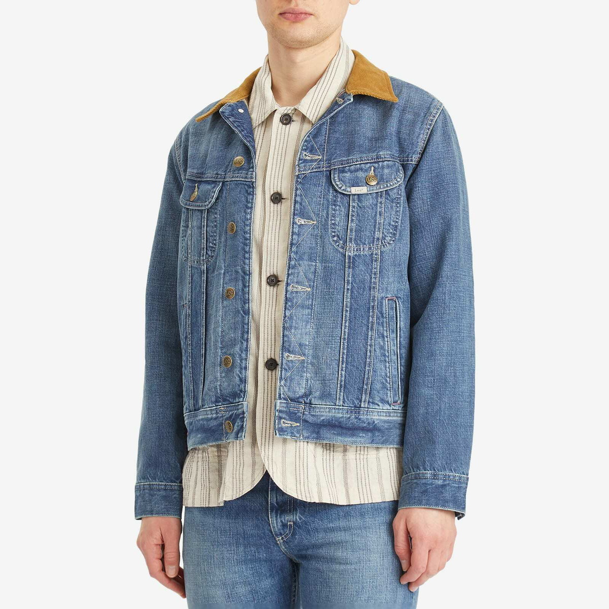 Paul Smith Men's x Lee Storm Rider Denim Jacket in Blue Paul