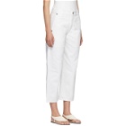 The Row White Hester Jeans