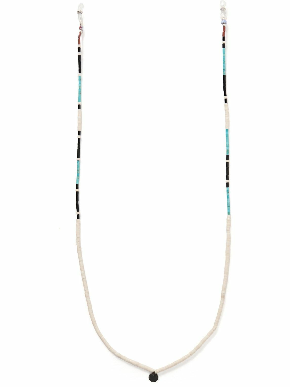Mikia - Silver Multi-Stone Beaded Sunglasses Chain