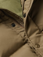 RRL - Ellis Quilted Padded Shell Hooded Jacket - Brown