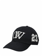 OFF-WHITE - Multi Logo Cotton Baseball Cap