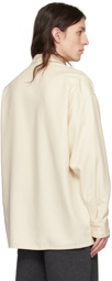 AMI Alexandre Mattiussi Off-White Patch Pockets Shirt