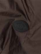 DISTRICT VISION - Wind Logo-Appliquéd Nylon Micro-Ripstop Hooded Jacket - Brown
