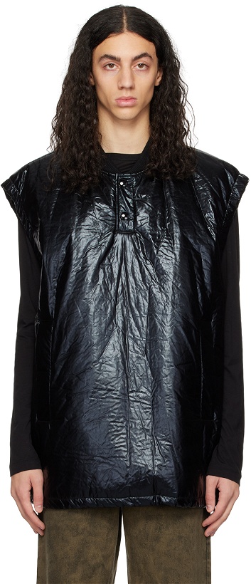 Photo: Dries Van Noten Black Pullover Vest