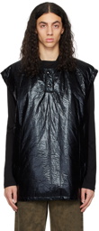 Dries Van Noten Black Pullover Vest