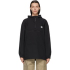 Acne Studios Black Hooded Anorak Jacket