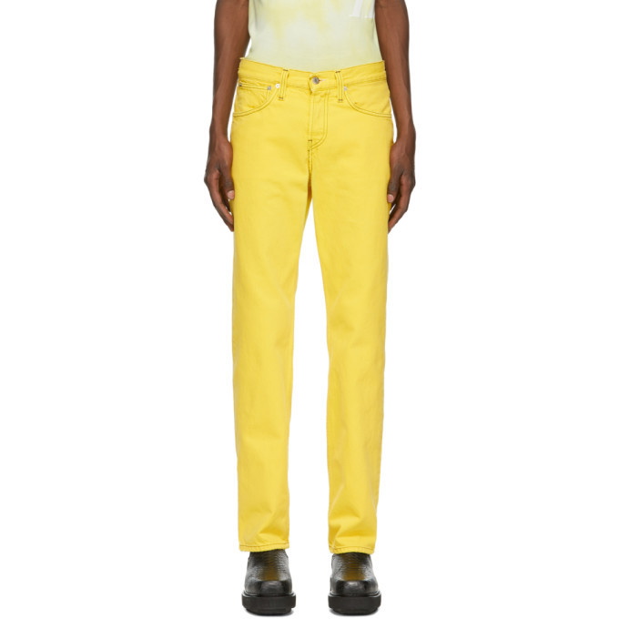 Photo: Helmut Lang Yellow Masc Lo Easy Jeans